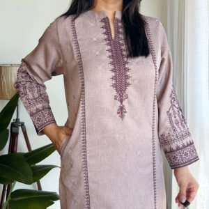 lavender self base cotton everyday embroidered coords