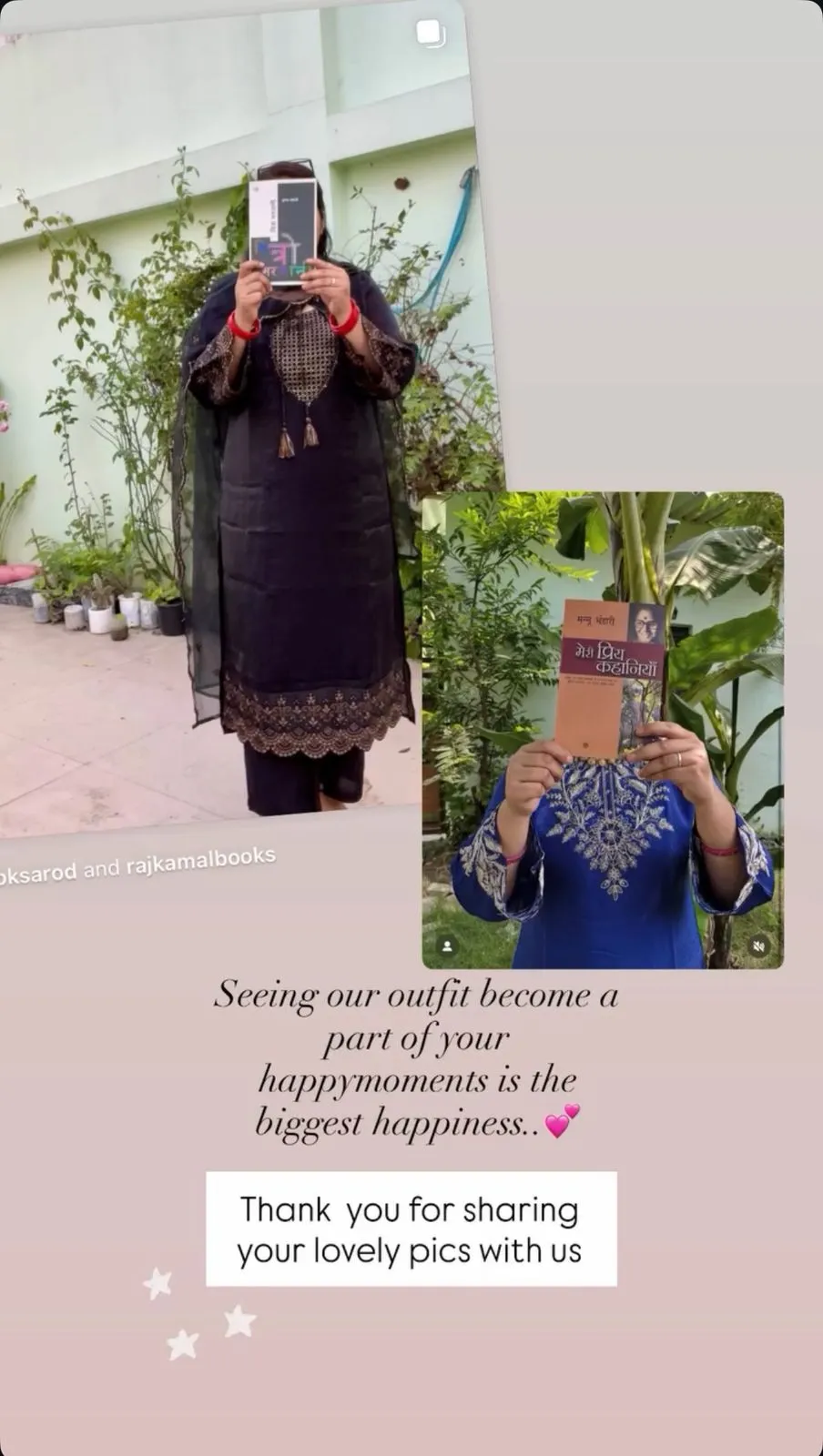 Screenshot of a KalaMohini customer review