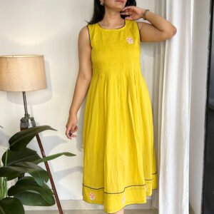 mustard yellow mul votton
