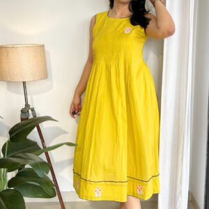mustard yellow mul votton